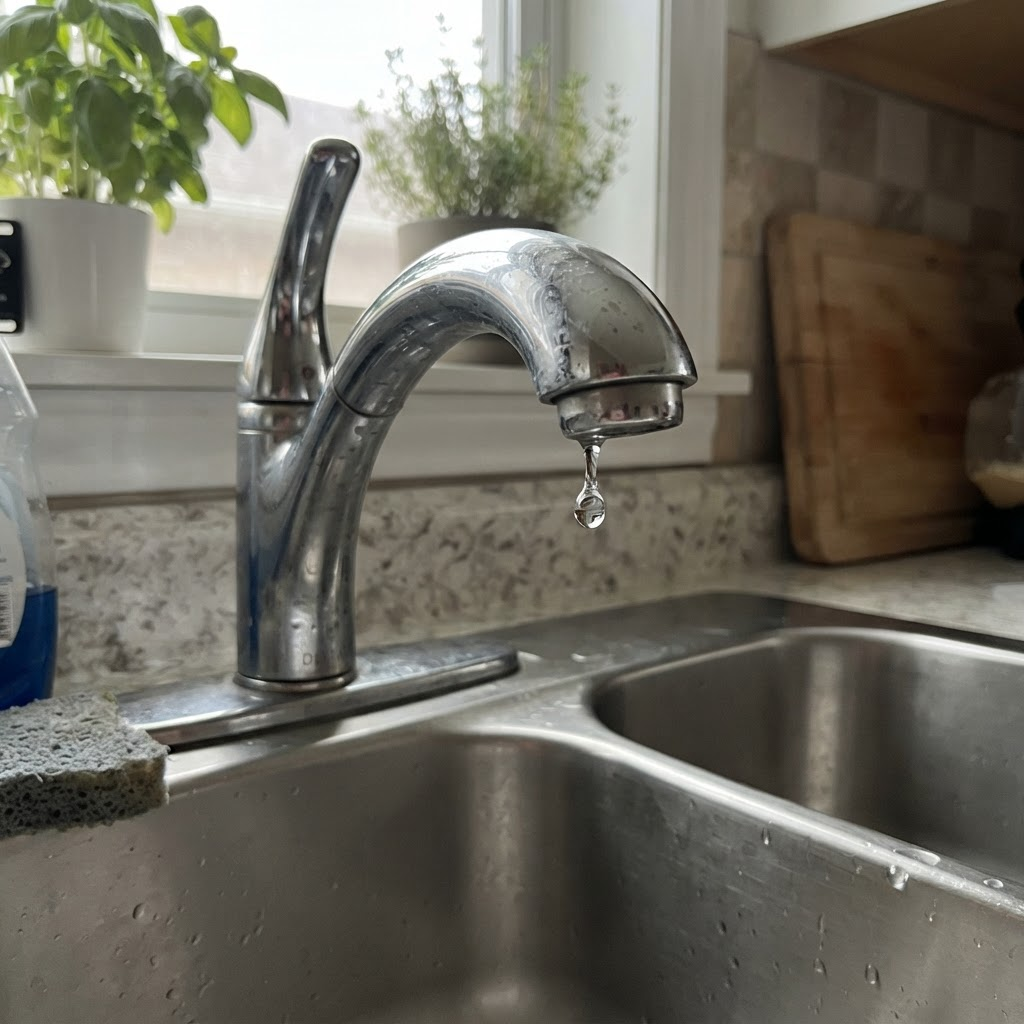Tropfender Wasserhahn als Beispiel einer Handwerksanfrage